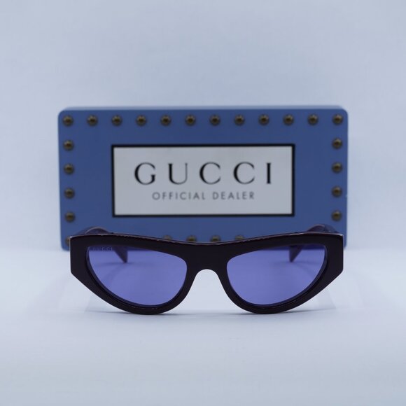 Final Price! Gucci GG1919S 007 Plum/Violet Sunglasses main image 4